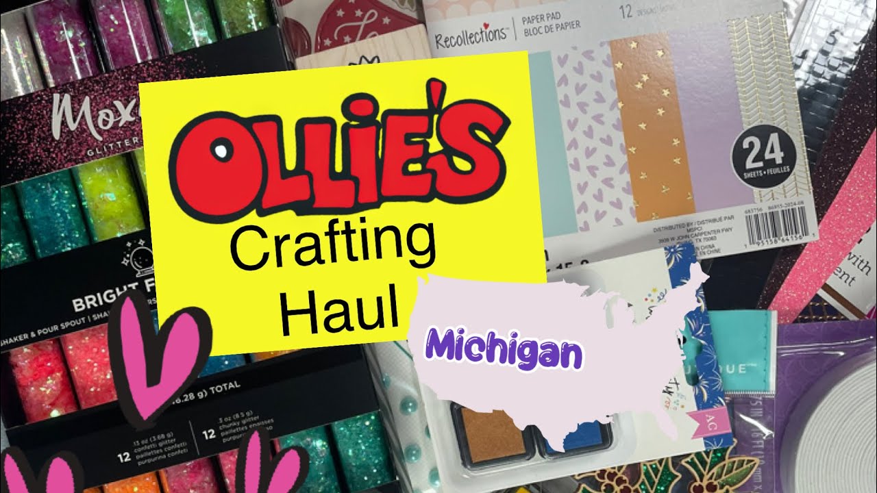 Michigan Ollie’s Crafting Haul - Midwest Crafting search