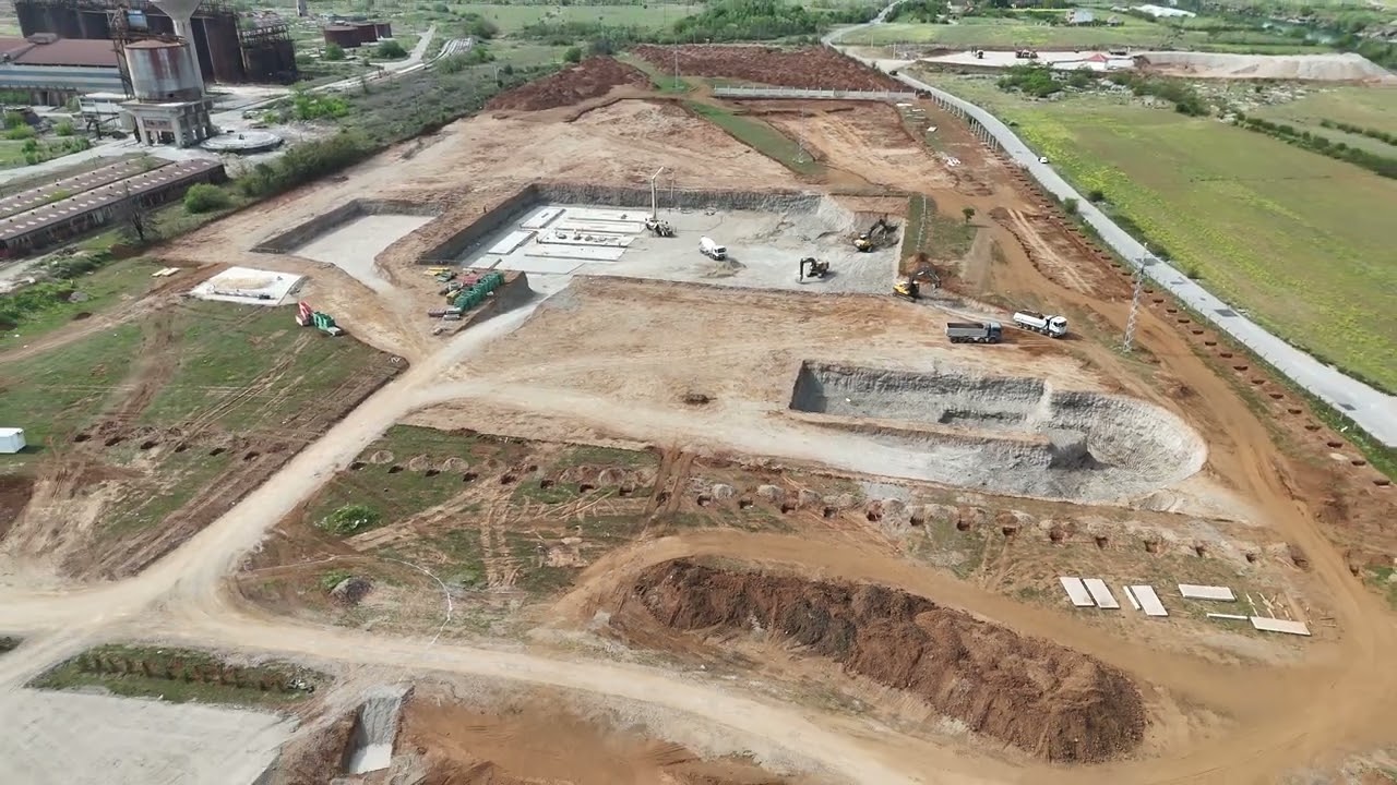 Botun, Gradili&scaron;te budućeg kolektora KADROVI IZ VAZDUHA