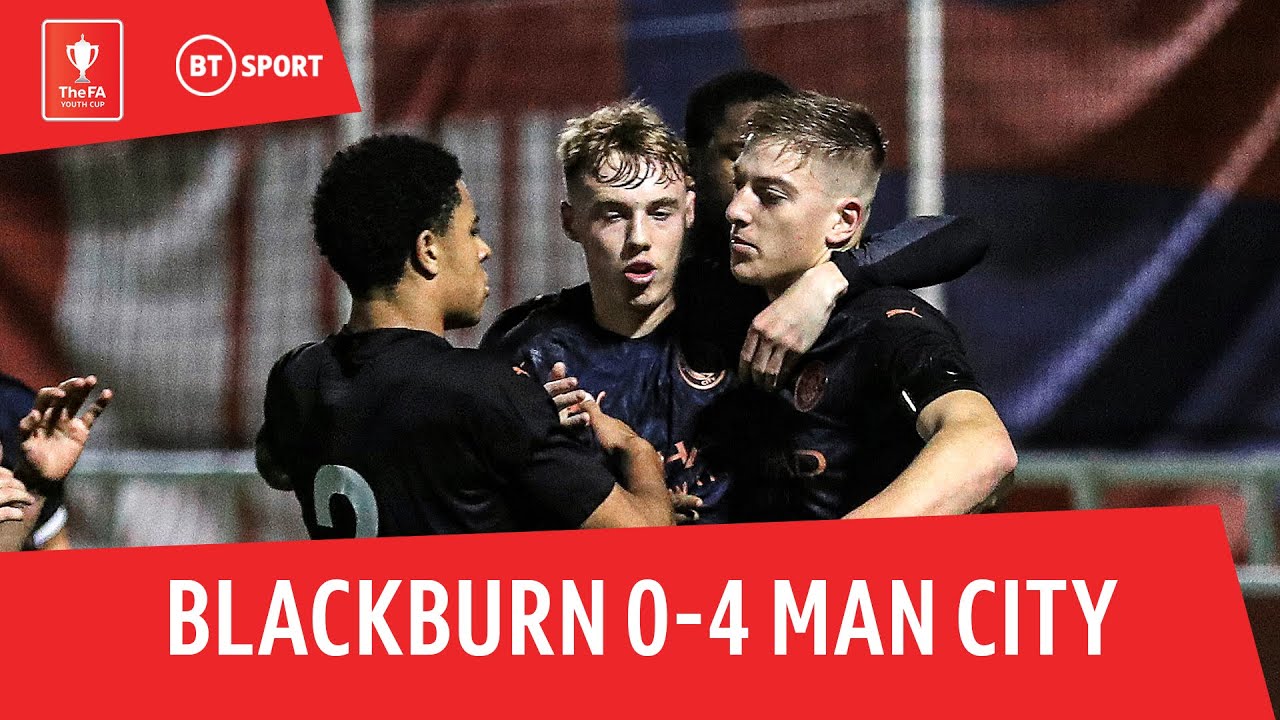 Blackburn Rovers U18 v Man City U18 (0-4) | FA Youth Cup Highlights