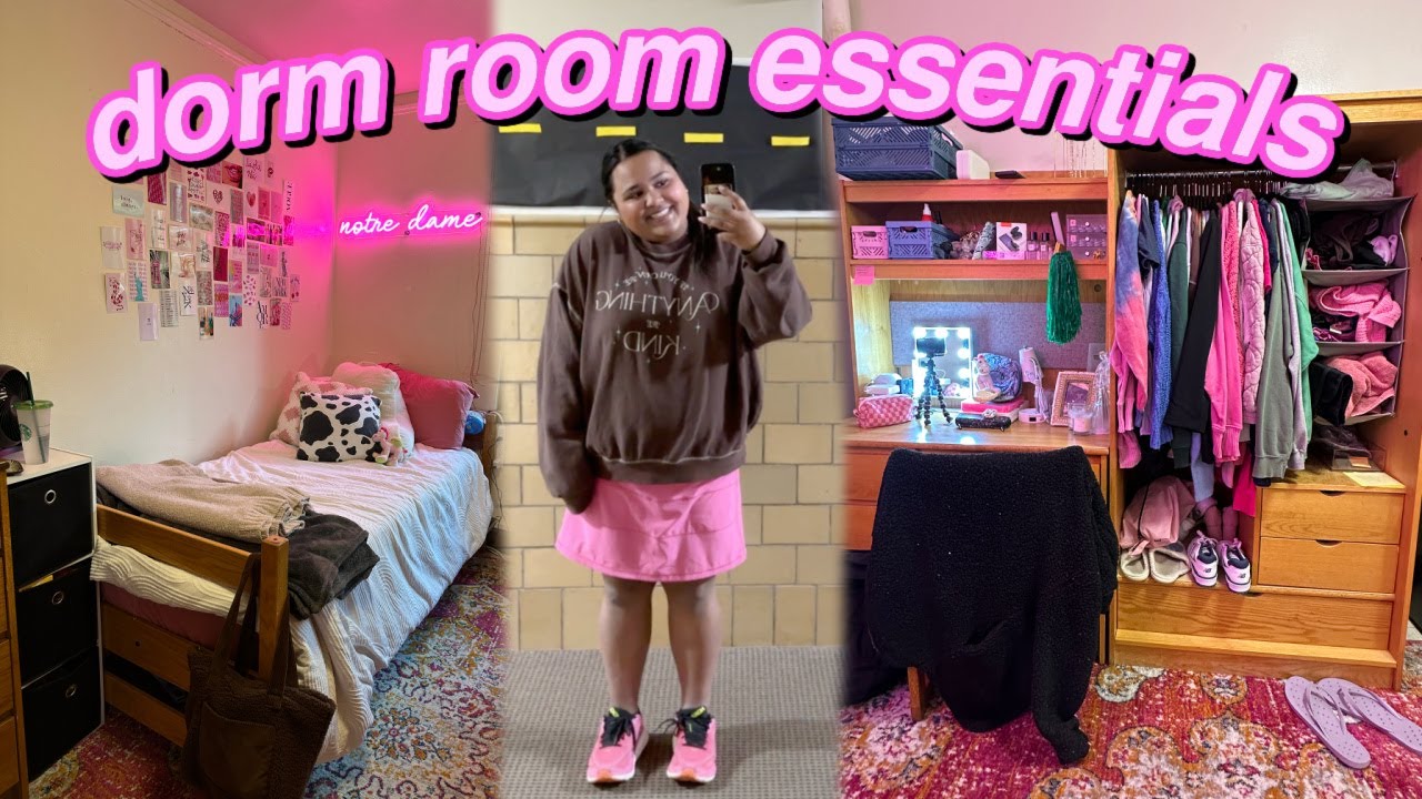 DORM ROOM ESSENTIALS & RECOMMENDATIONS 2024 (dorm must-haves)!!