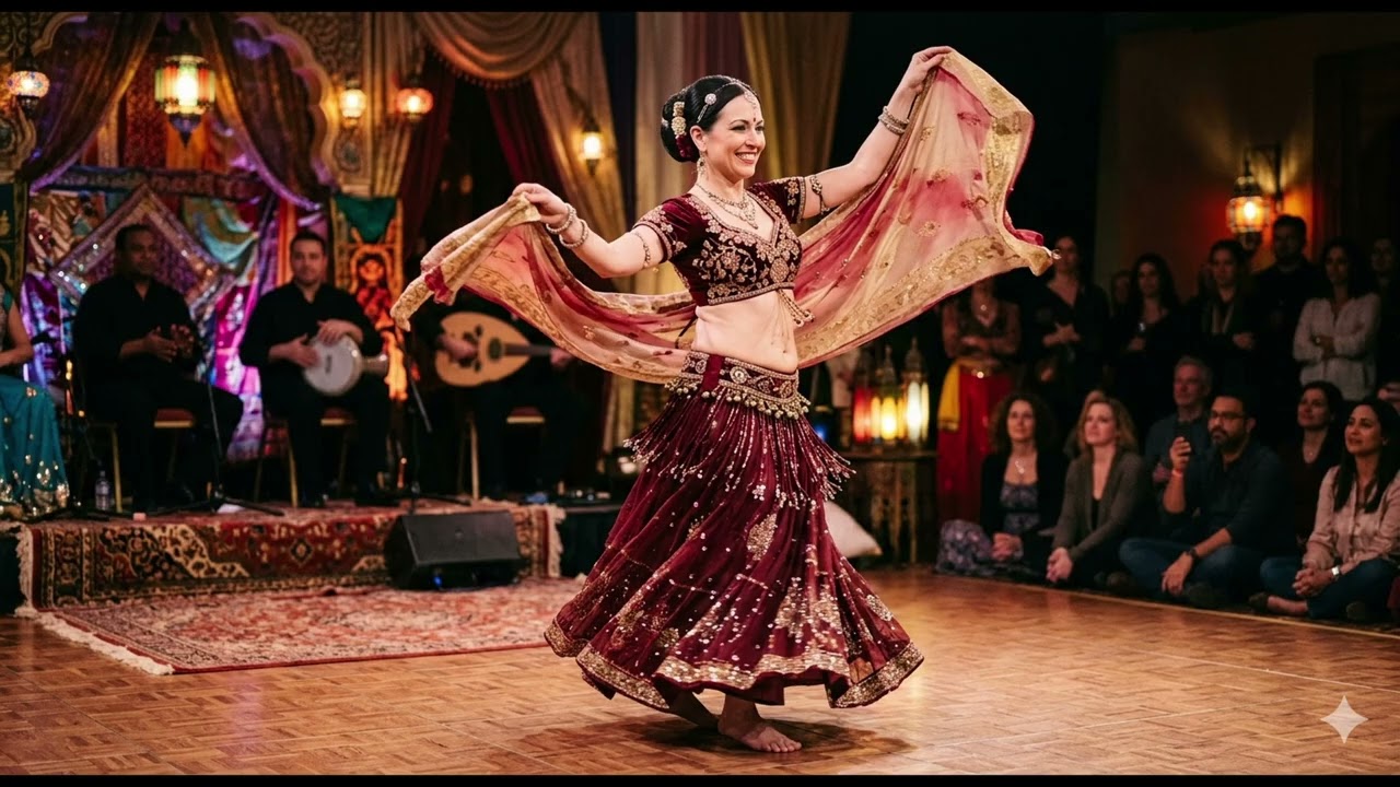 Oriental music, energetic music 