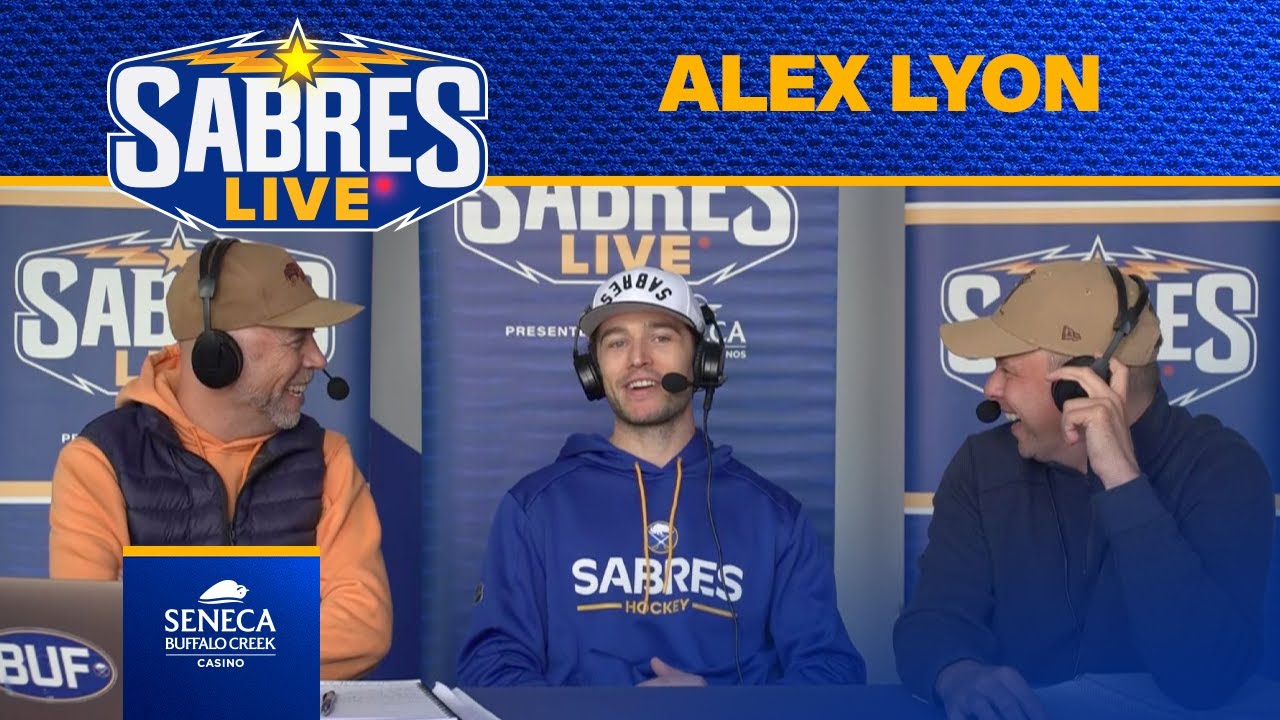 Алекс Лион о вратарской экипировке и взрослении в Миннесоте | Sabres Live