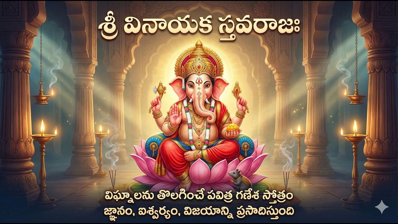 గణపతి స్తోత్రం – శ్రీ వినాయక స్తవరాజః | Remove Obstacles & Get Blessings