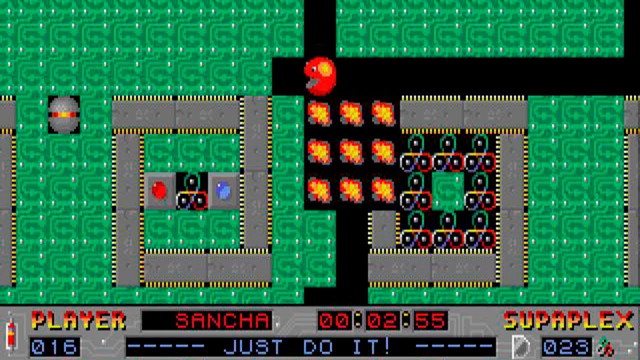 Supaplex (WITH COMMENTS): Level 16 - Just Do It!