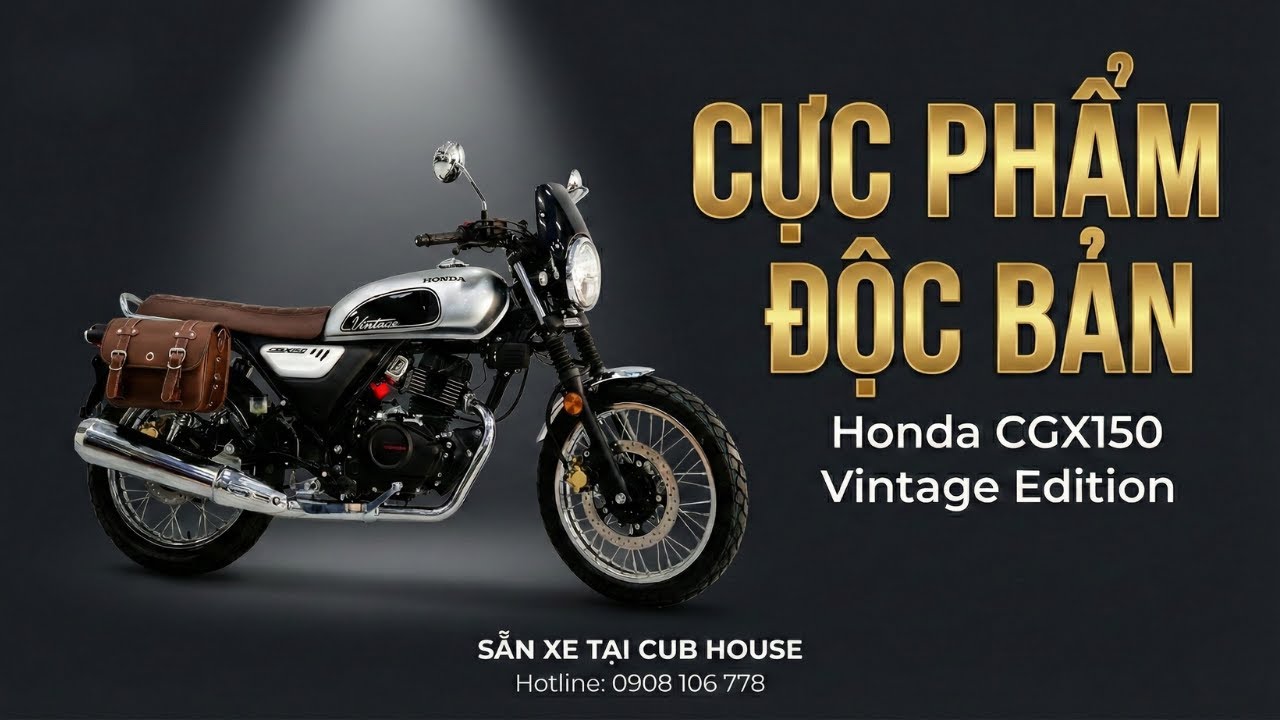 Honda CGX150: Sự Lựa Chọn Kinh Tế Nhất Cho Tín Đồ Classic