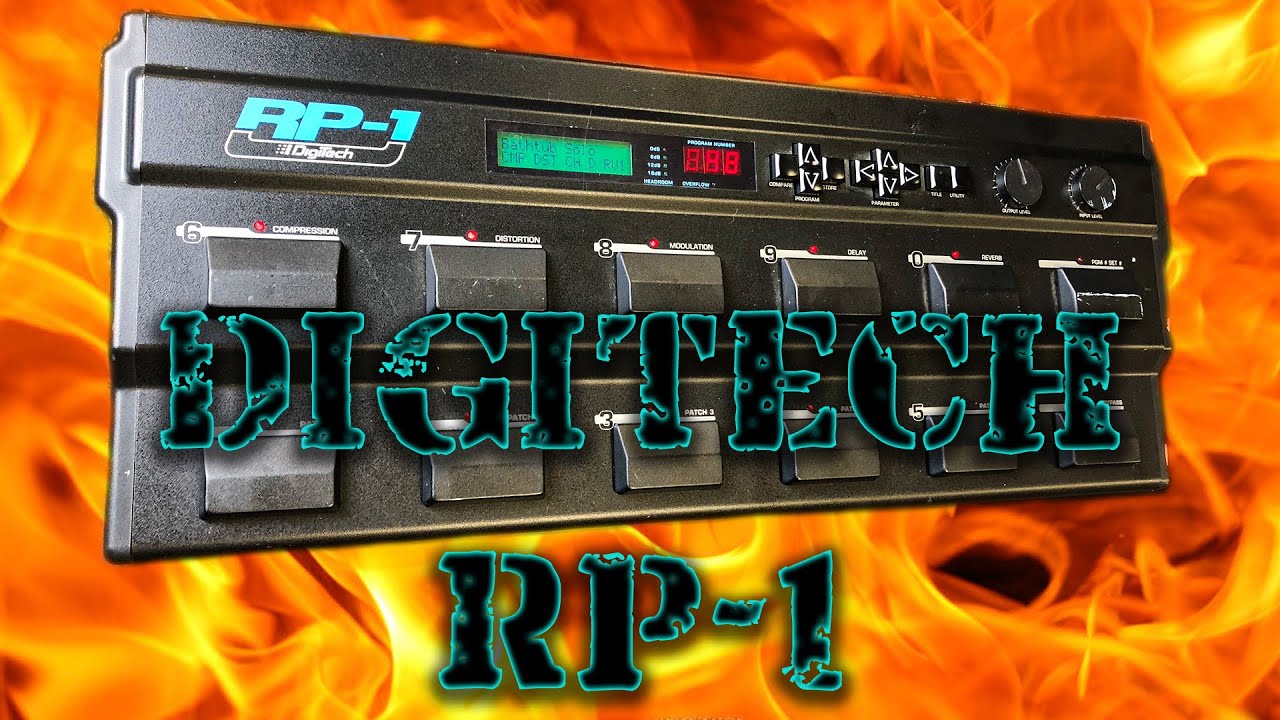 Digitech RP1Демо-версия высококачественного стерео-пресета