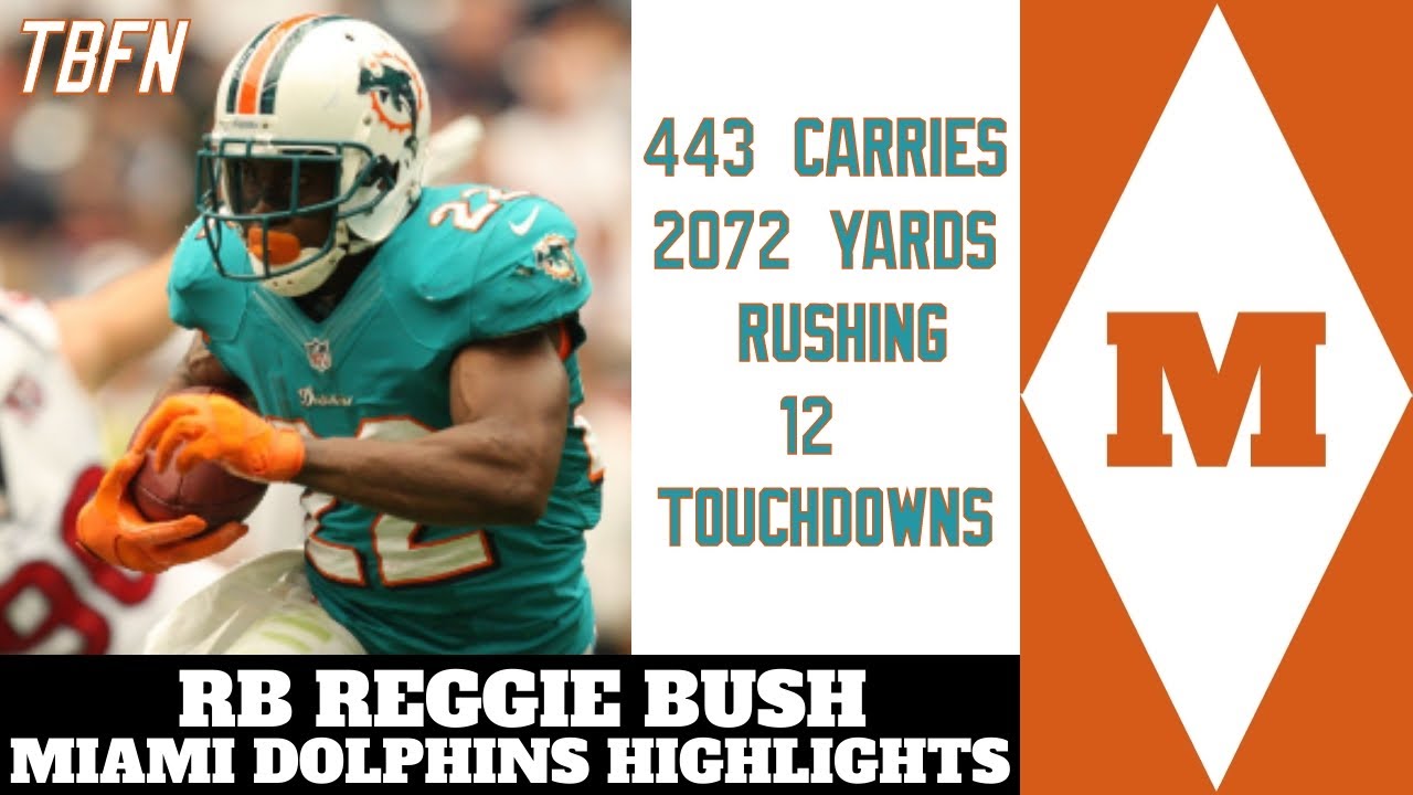 RB Reggie Bush's Miami Dolphins Highlights!!!