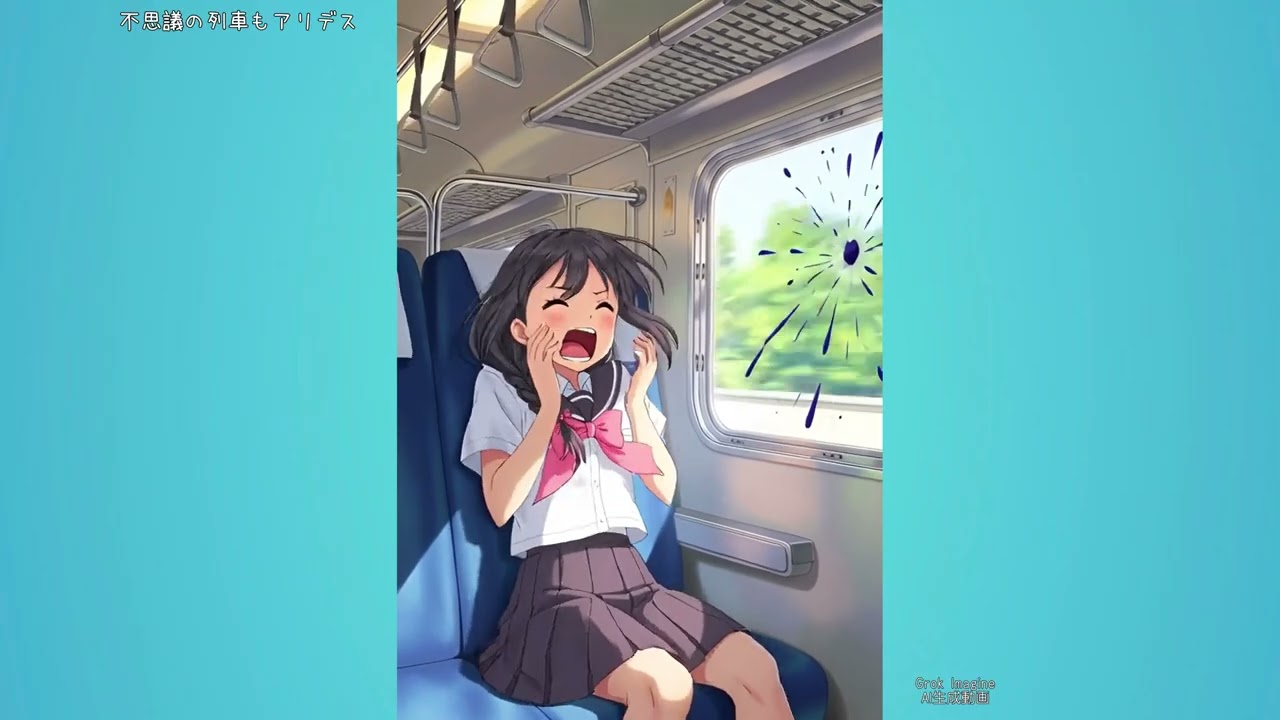 【AI生成動画】不思議の列車もアリデス（PC/TV向け）