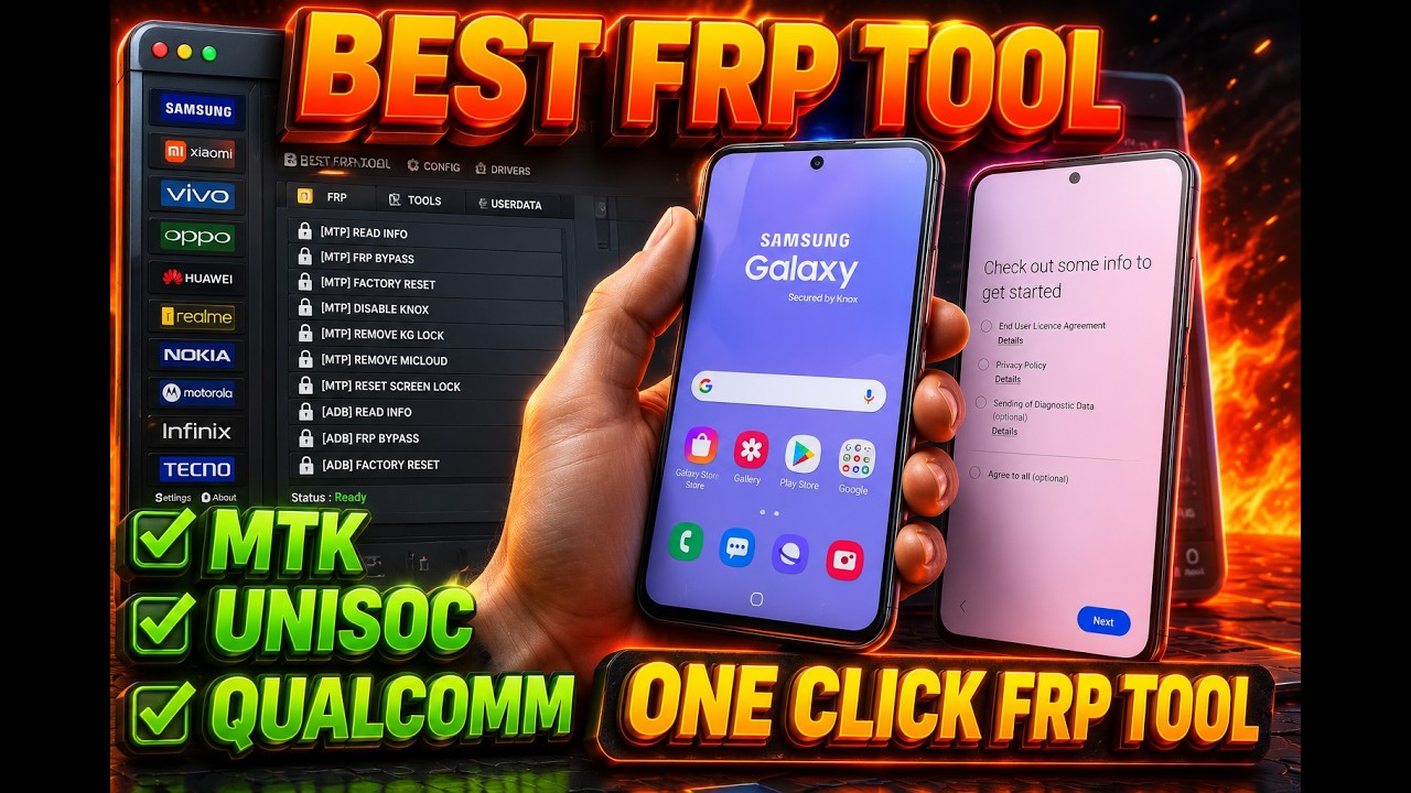 BEST FRP TOOL 2026, BOSS UNLOCK TOOL | UNLOCK SAMSUNG FRP SEURITY & FACTORY RESET ANDROID 14/15/16