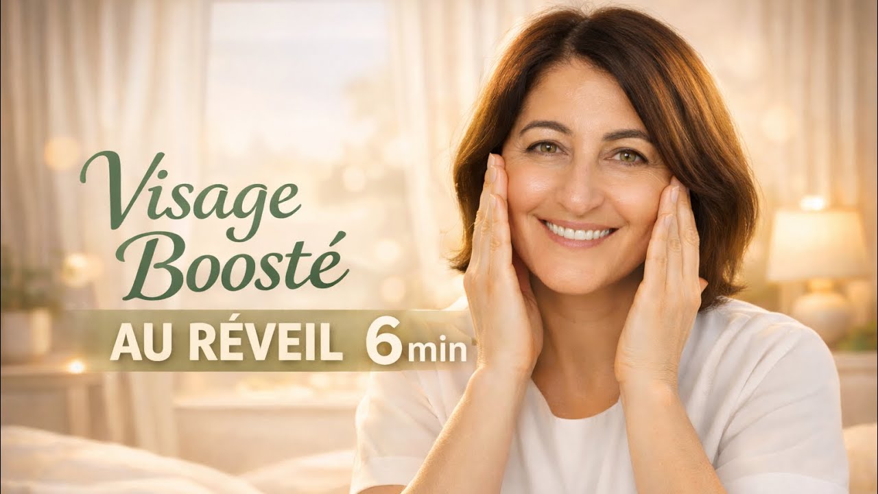 6 min pour les femmes de 40 ans et + à se réveiller avec une belle énergie en 3 étapes#shorts#visage