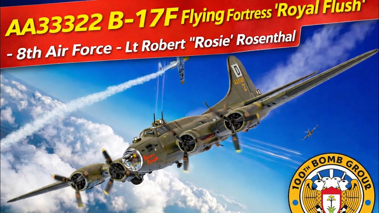 @CORGIDieCast  B17F ‘Royal flush’ AA33322