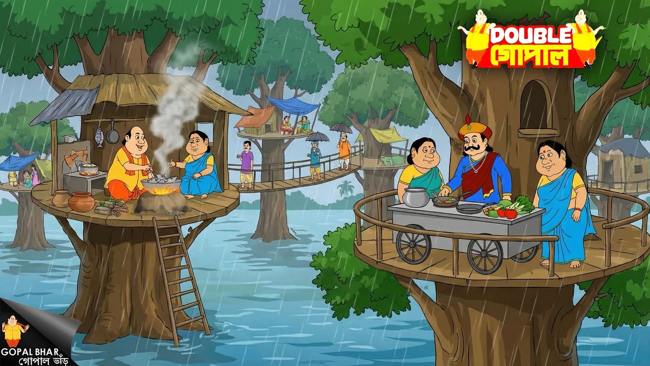 রাজার জন্য গাছের উপরে একটি হোটেল খোলা! বৃষ্টিতে মজা দ্বিগুণ করুন | Gopal Bhar | New Episode 2026