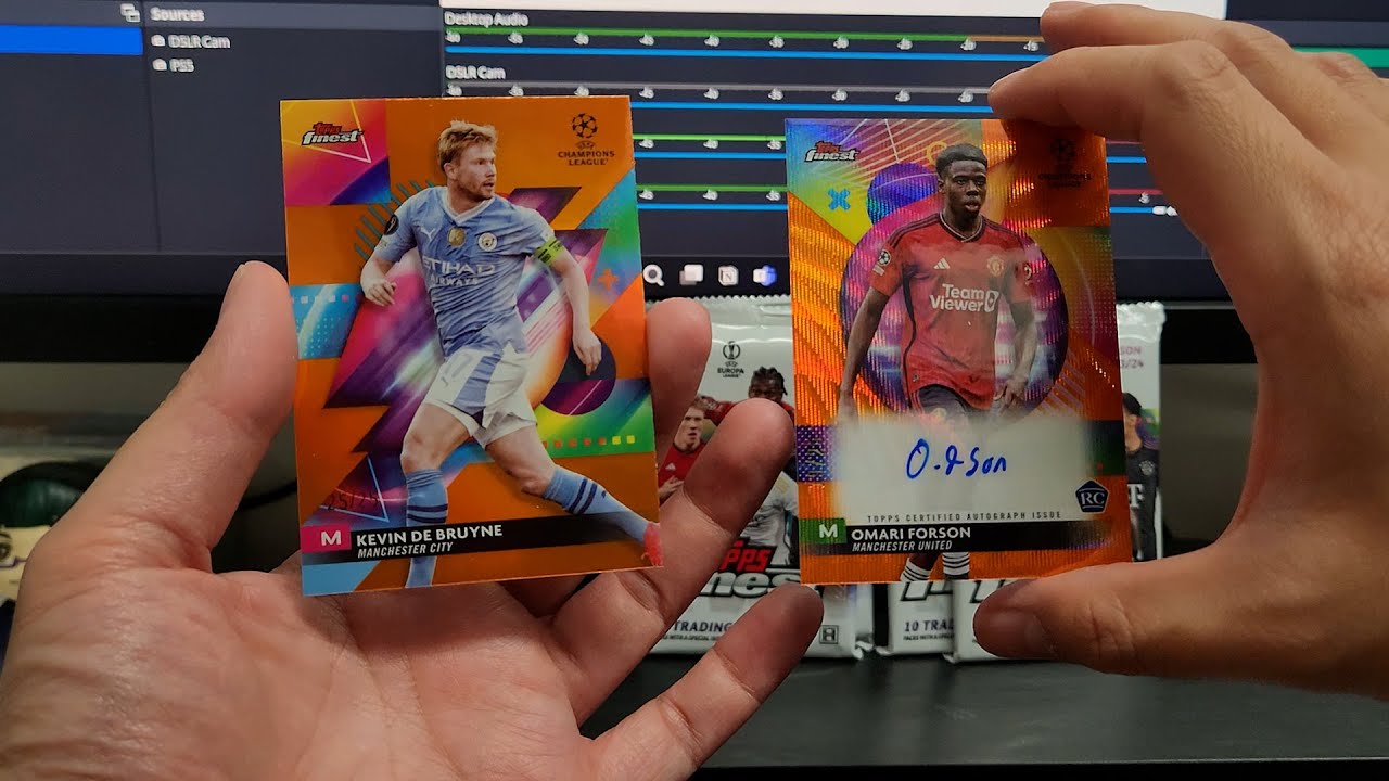 Opening a 2023/24 Topps Finest UEFA CC Hobby Box | KDB /25 Pulled and Rookie Auto /25 | £180 RRP