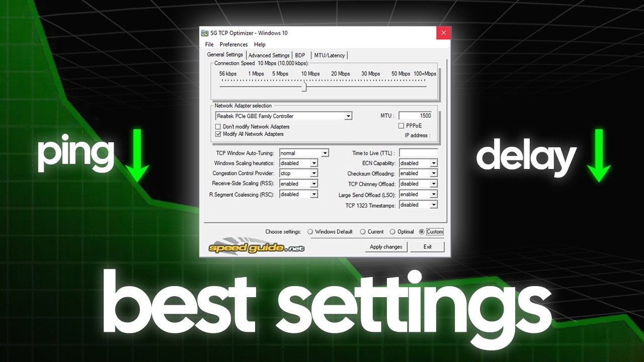 TCP Optimizer &mdash; ЛУЧШИЕ настройки для снижения пинга и задержки! (2026)