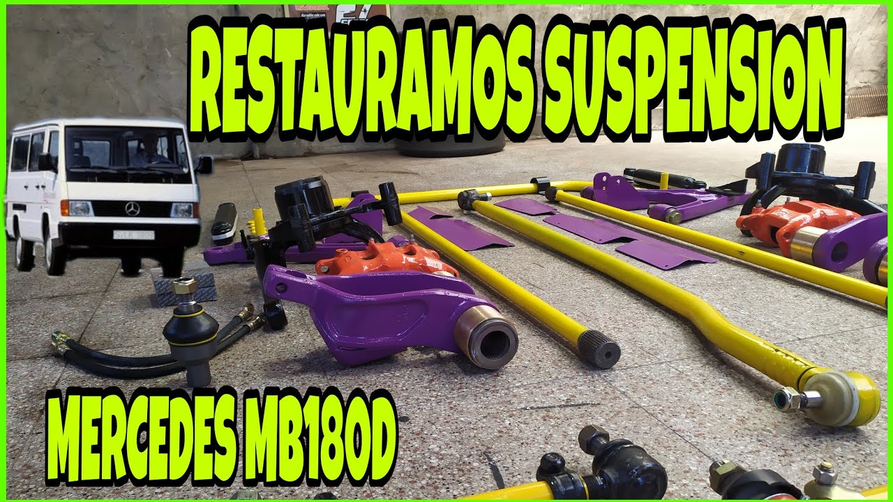 Restauración Suspensión Completa MB180 🚐| Cap #6 Camperizado camioneta furgón Camper