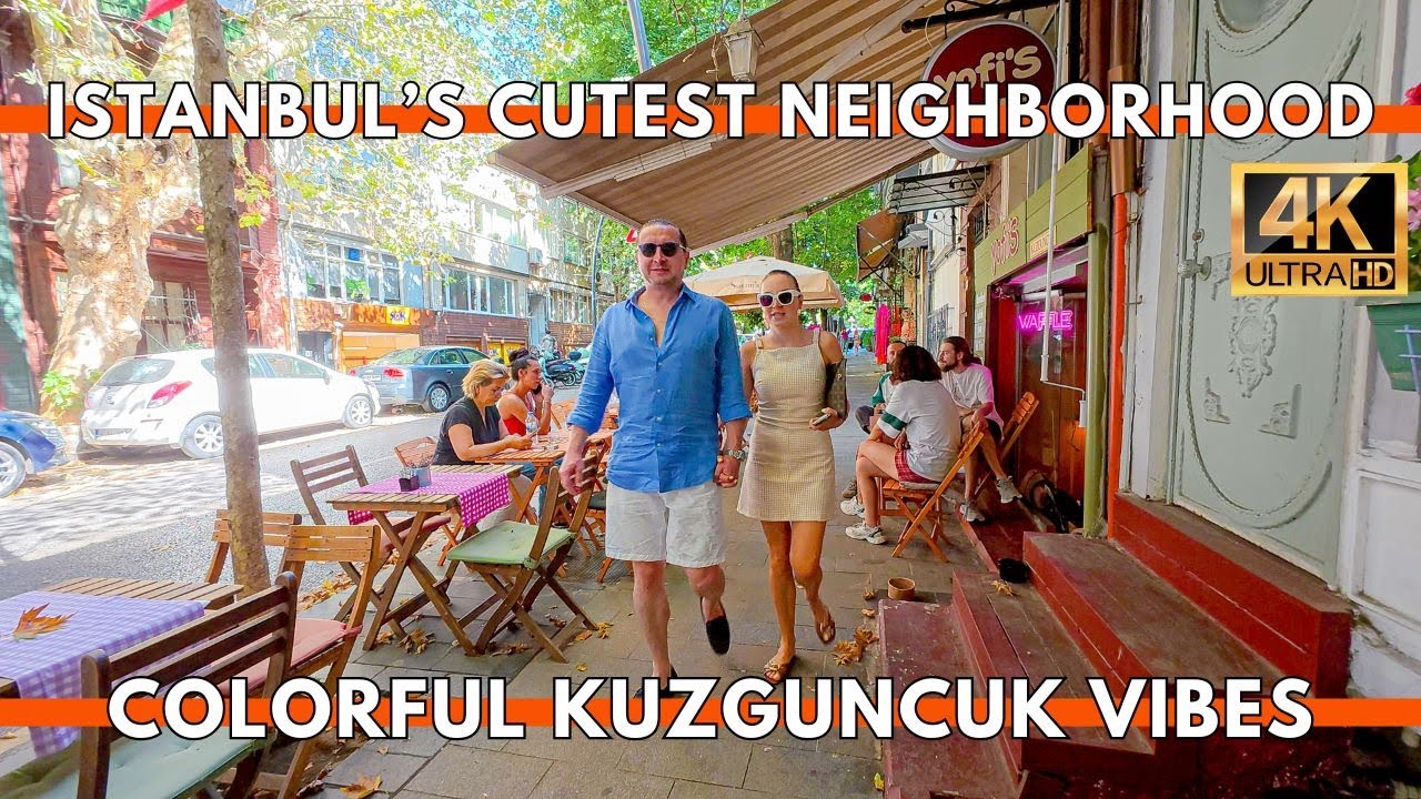 Istanbul’s Most Charming Neighborhood? Walk Through Colorful Kuzguncuk Streets in 4K