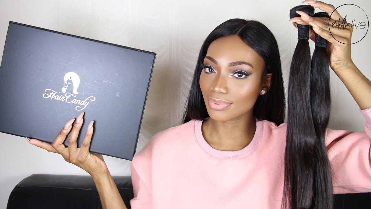 HAIR | HAIR CANDY MONGOLIAN STRAIGHT • UNBOXING & INITIAL REVIEW!