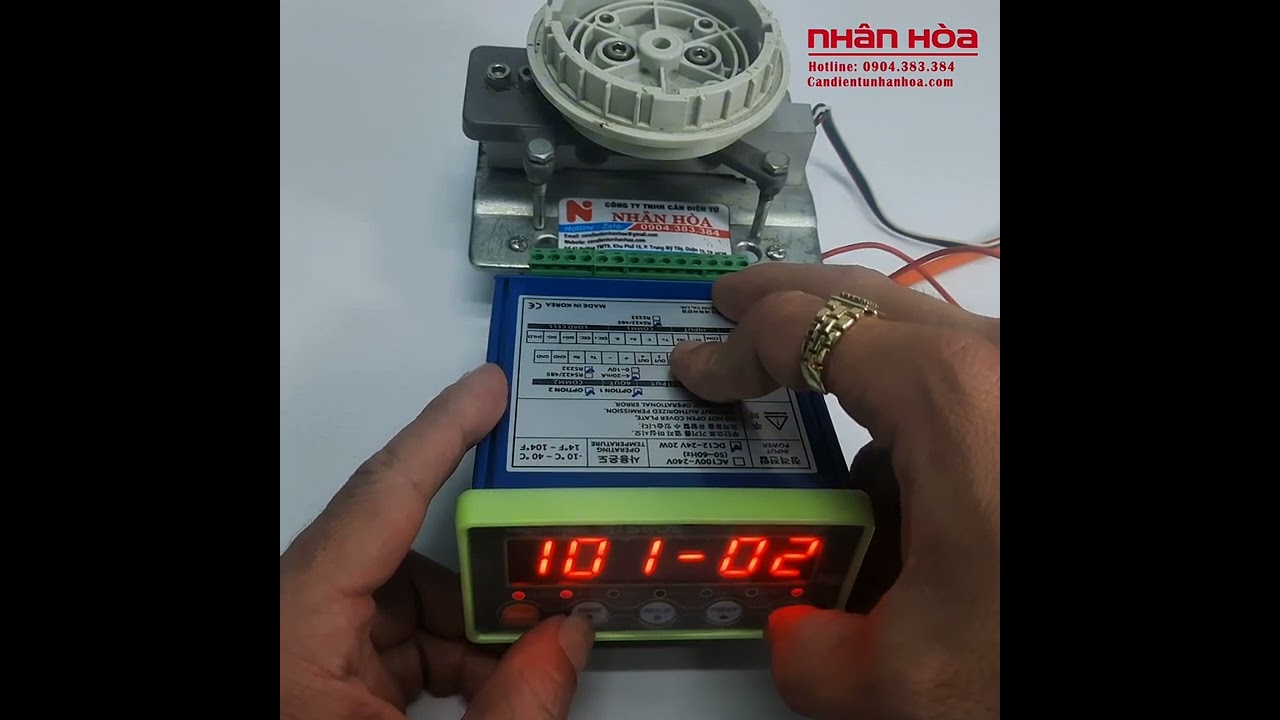 Đầu cân điện tử SI580E - Hướng dẫn cài đặt truyền thông Modbus RTU