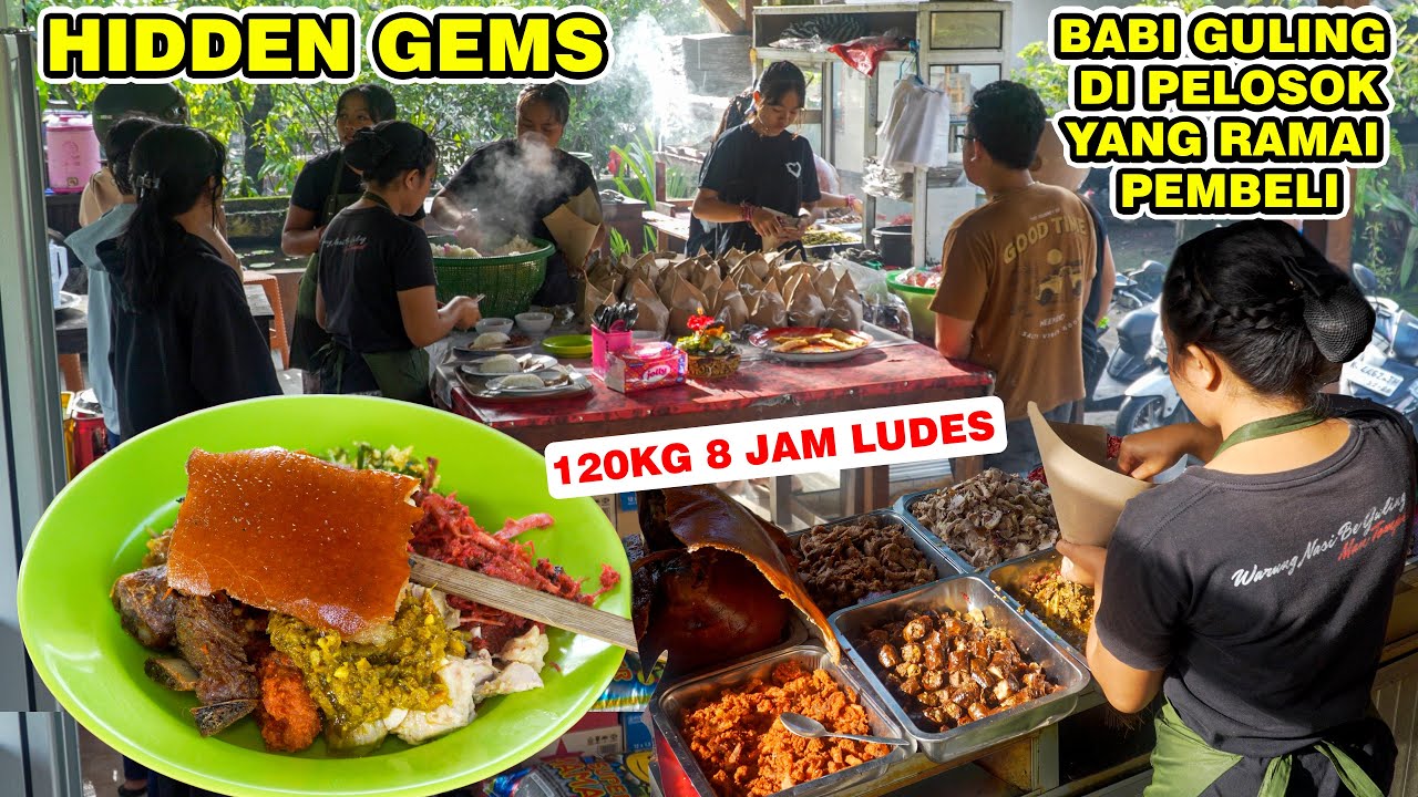 HIDDEN GEMS ‼️TREND BABI GULING KRIUK TEPUNG 🔥 120KG 8 JAM LUDES - BABI GULING MAN TOMPEL
