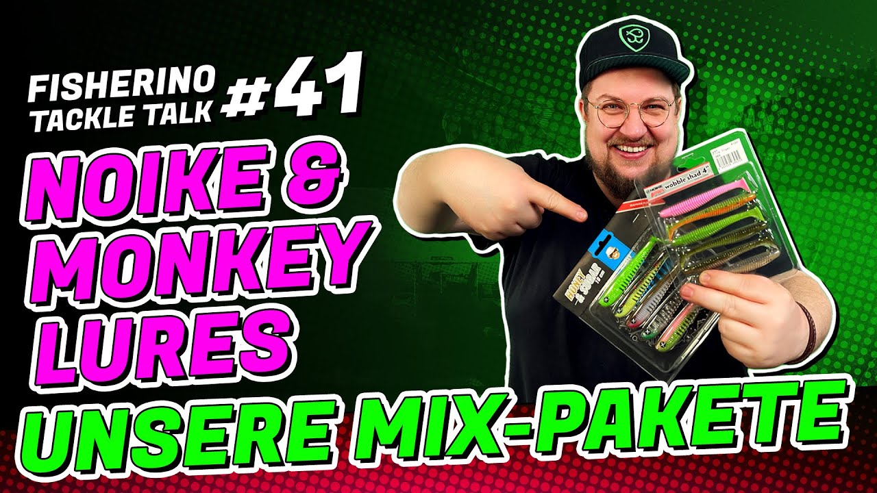Noike und Monkey Lures Mix Pakete by Fisherino #Fisherino Tackle Talk 41