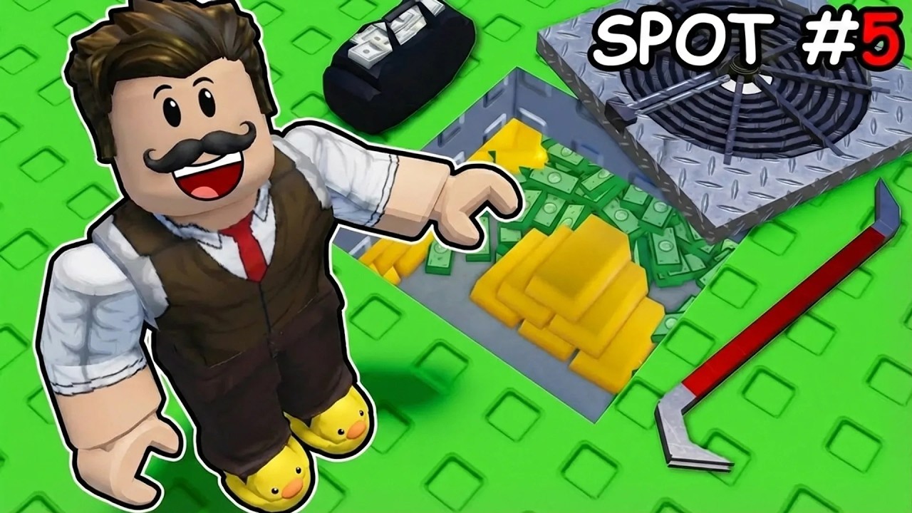 I Stole $1,674,993 In Roblox Rob It