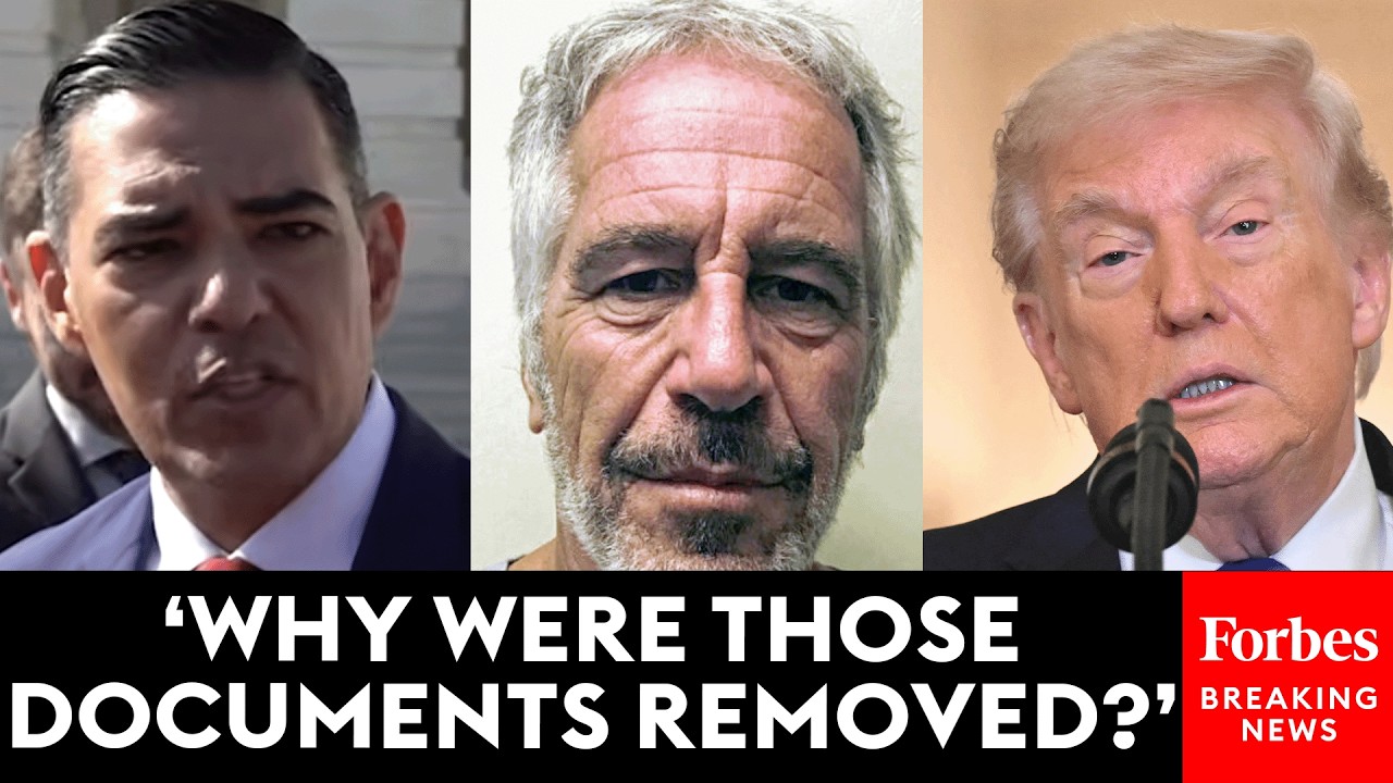 Garcia Accuses DOJ Of Removing Documents With 'Serious Allegations' Against Trump From Epstein Files