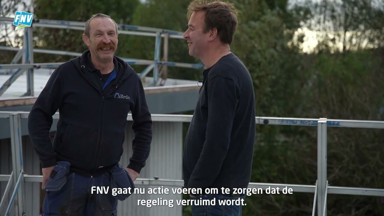 Dakdekker Ed over de regeling: eerder stoppen met zwaar werk