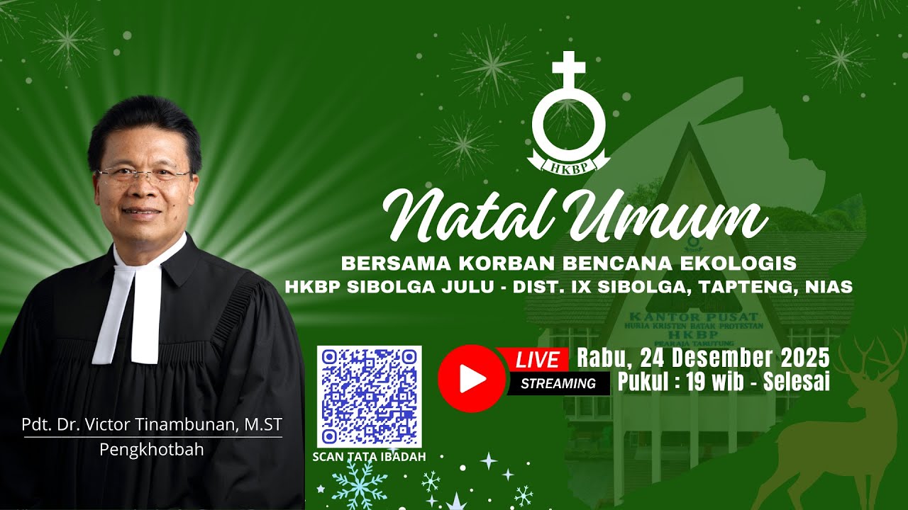 Parpunguan Bodari - Natal Umum I 24 Desember 2025