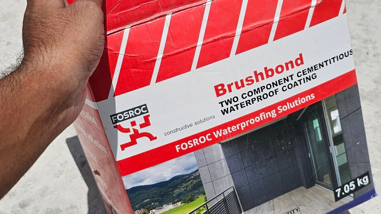 Waterproof treatment for roof , FOSROC BRUSHBOND