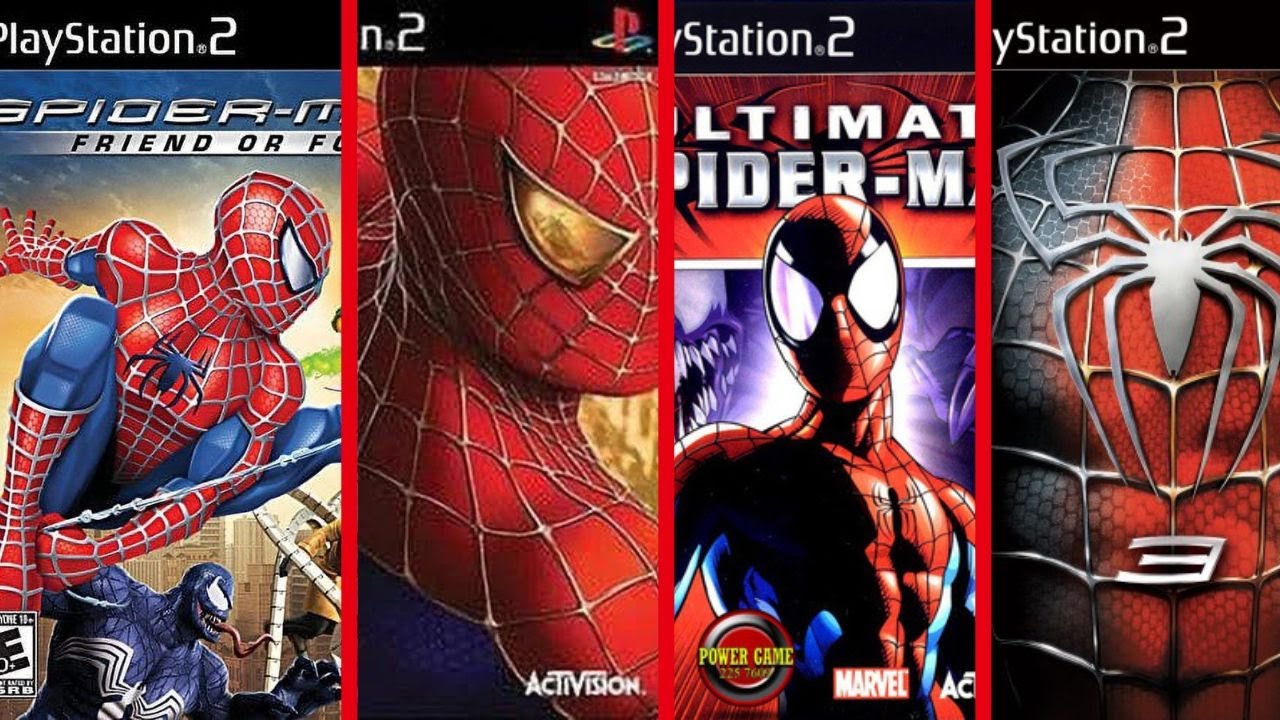 TODOS OS JOGOS DO Homem-Aranha do ps2 - Jogos do Spider-Man do Playstation 2