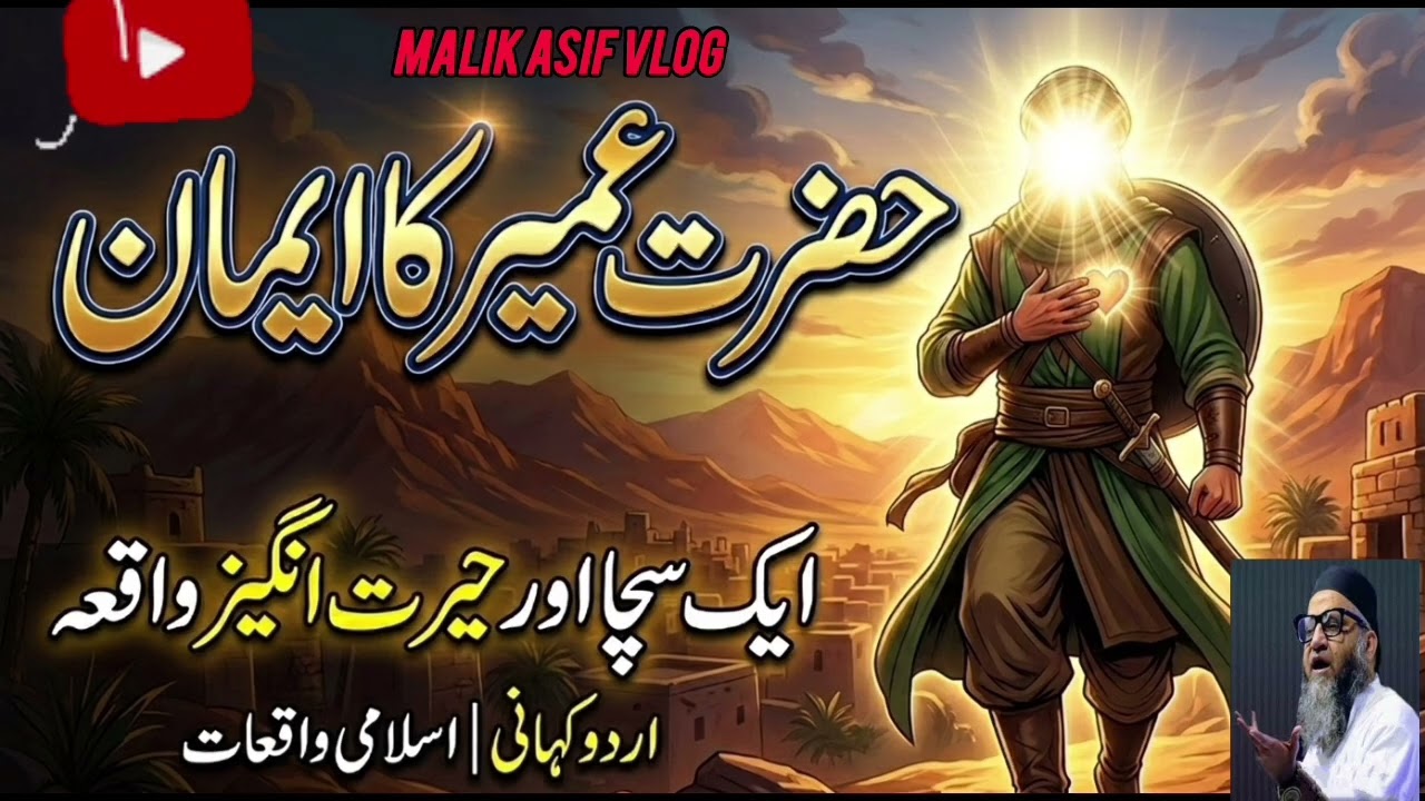 हजरत उमेंर Hazrat Umair ( RG ) Ka Imaan || Bayan Qari Ahmed Ali ❤👍🏻❤