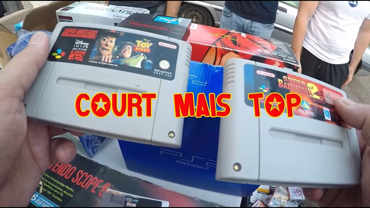 #36  Live Vide Grenier du 25 Aout 2024 - NES WII SNES Etc ....