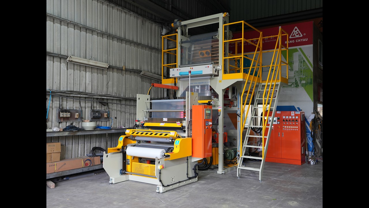 HDPE/LDPE/LLDPE PLASTIC INFLATION MACHINE  MODEL: KMT-55CE