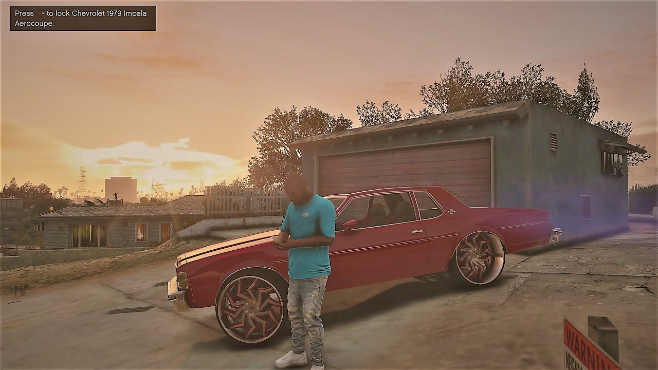 GTA V Mods [ The Real Trap Stories Of Franklin ] Season 4 Ep.20 Big Frank chilling today