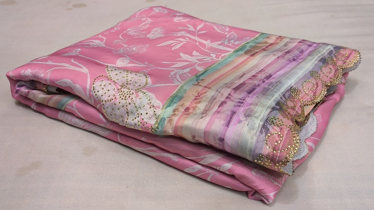 Designer Satin Silk Sarees|Dola Silk Saree|Silk Chiffon Saree 