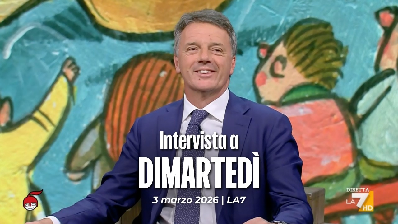 Matteo Renzi ospite a diMartedì con Giovanni Floris | 3/03/2026