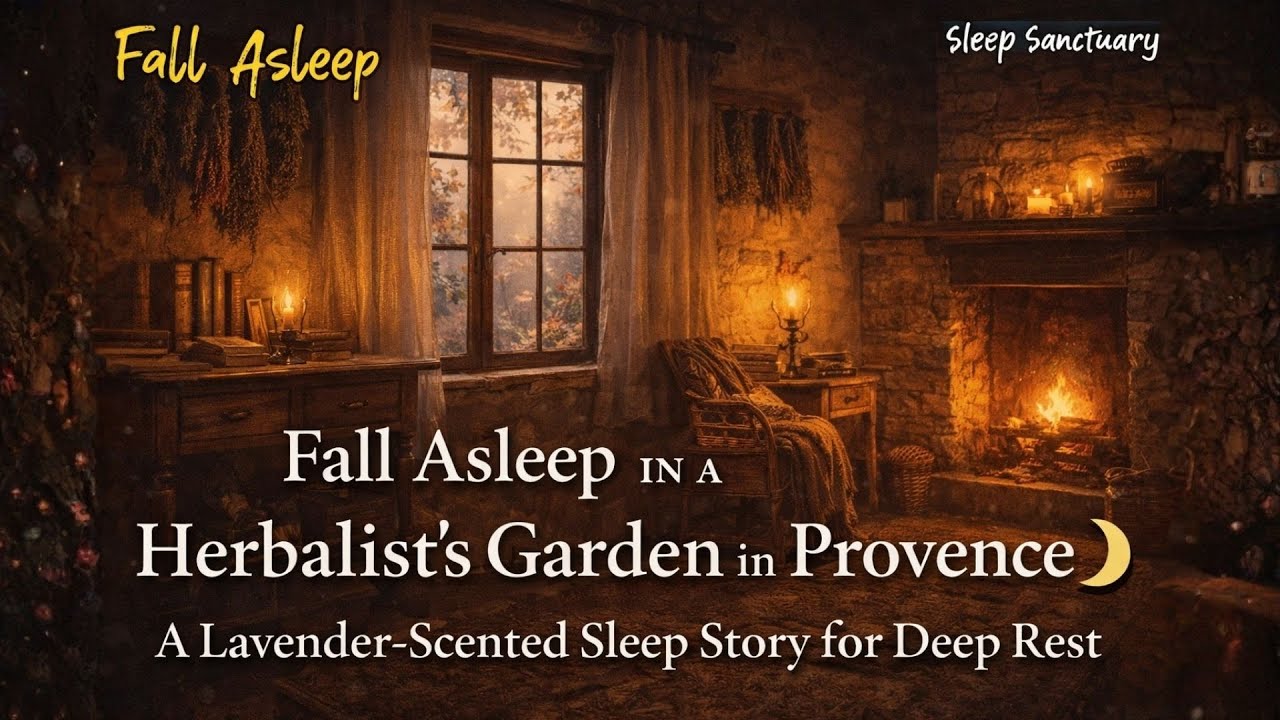 Fall Asleep in Provence 🌿 The Herbalist’s Garden | Lavender-Scented Sleep Story for Deep Relaxation