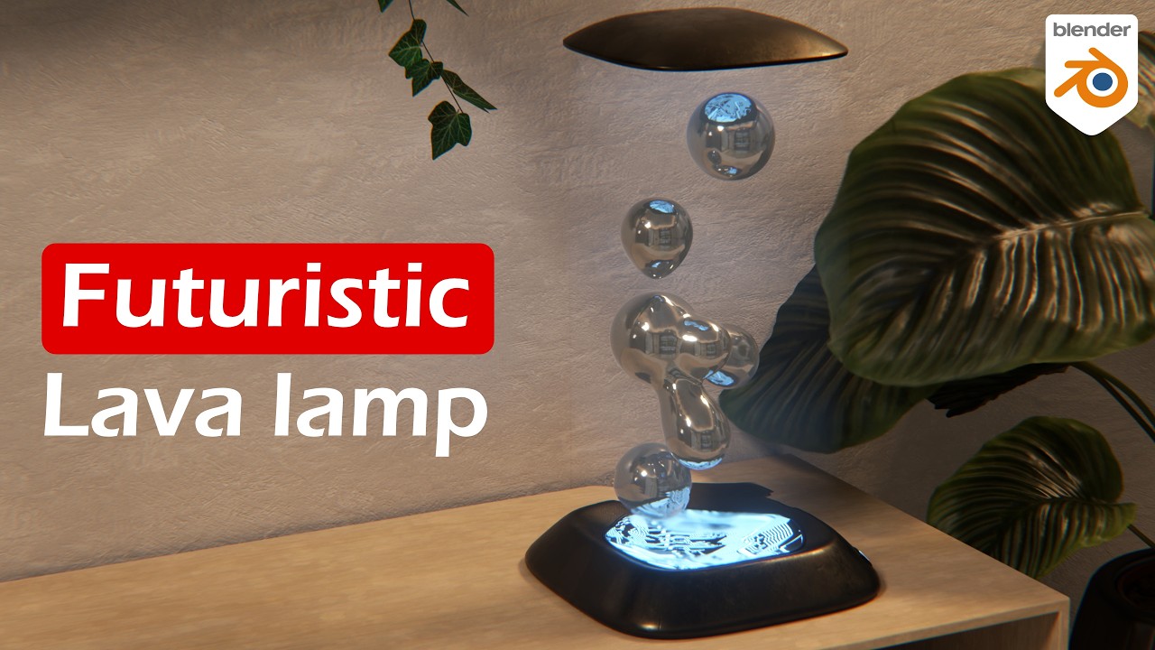 How to Make a Sci-Fi Lava Lamp using Metaballs in Blender (Tutorial/Breakdown)
