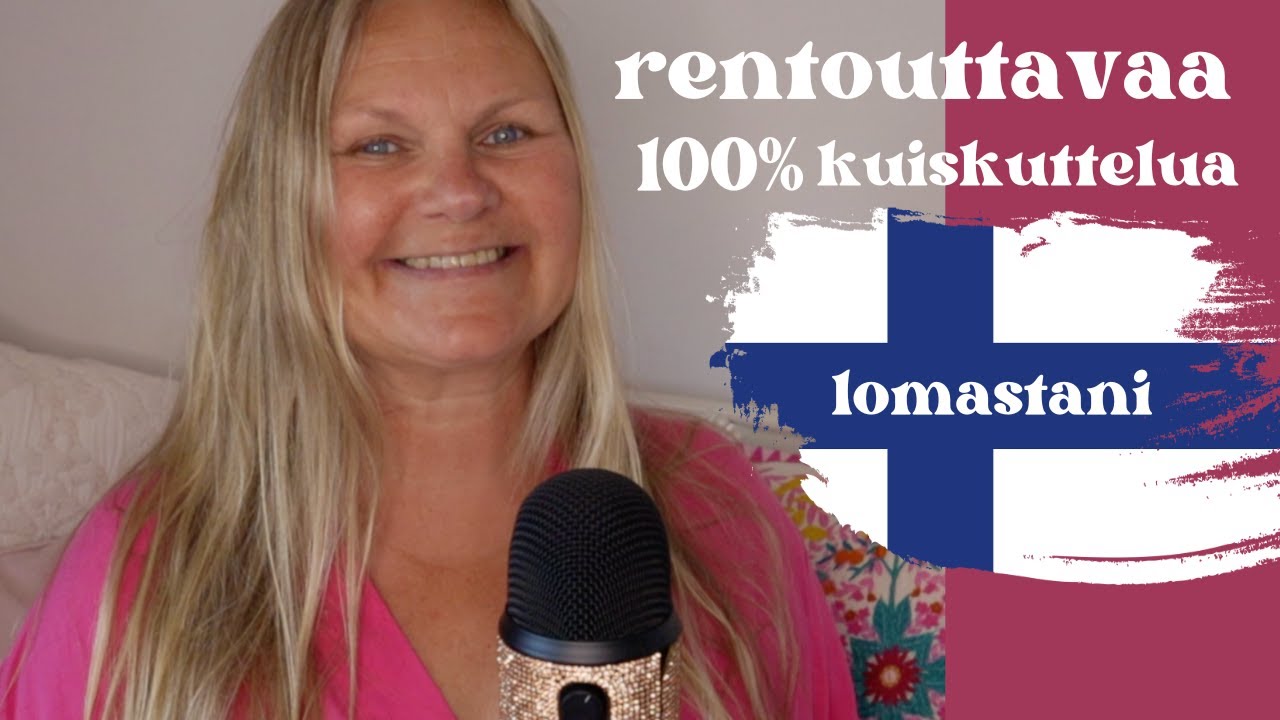 ASMR SUOMI -  Nukahda samalla, kun kerron kesälomastani Suomessa - 100% kuiskuttelua