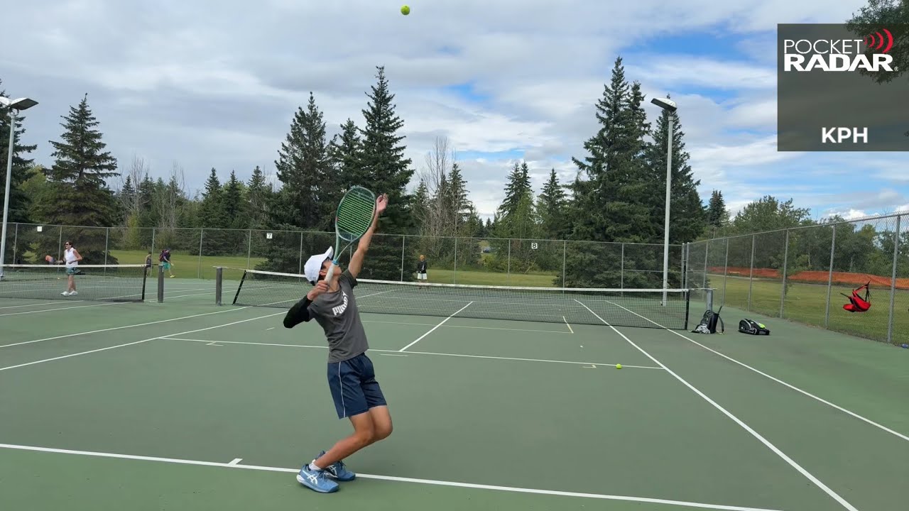 Track your serve speed progress with a Pocket Radar Smart Coach!