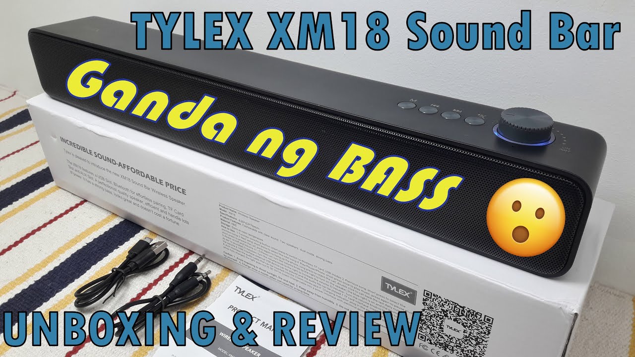 TYLEX XM18 Unboxing & Review | Wireless Bluetooth Sound Bar