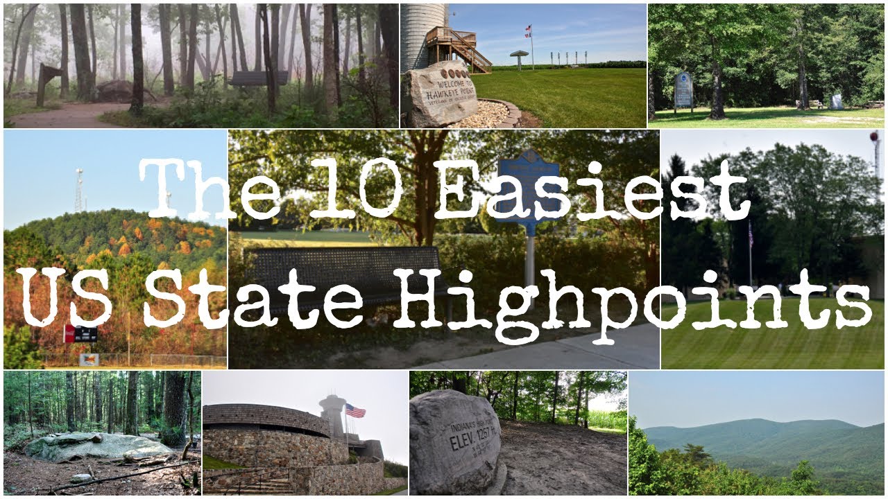 The 10 Easiest US State Highpoints