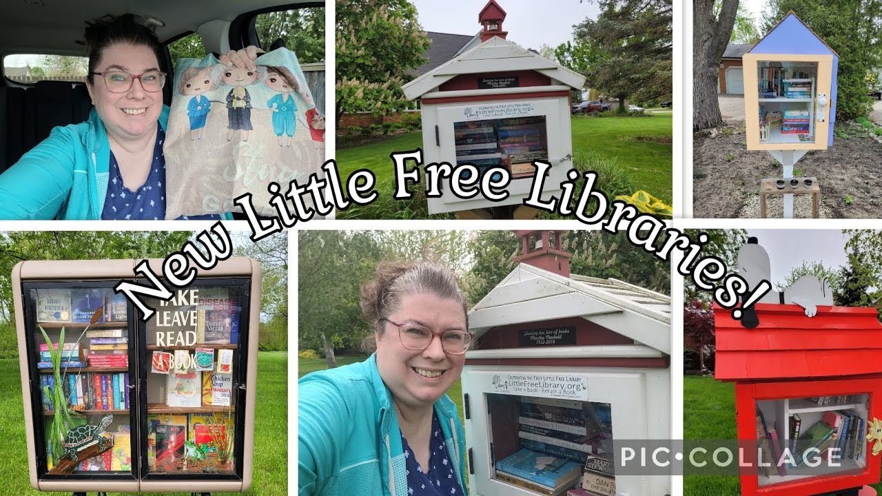 Found a few NEW Little Free Libraries to visit! Let's go book hunting! Book Unhaul & Haul! 📚