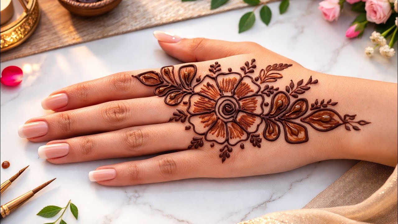 Very simple mehndi designs 2026 💓