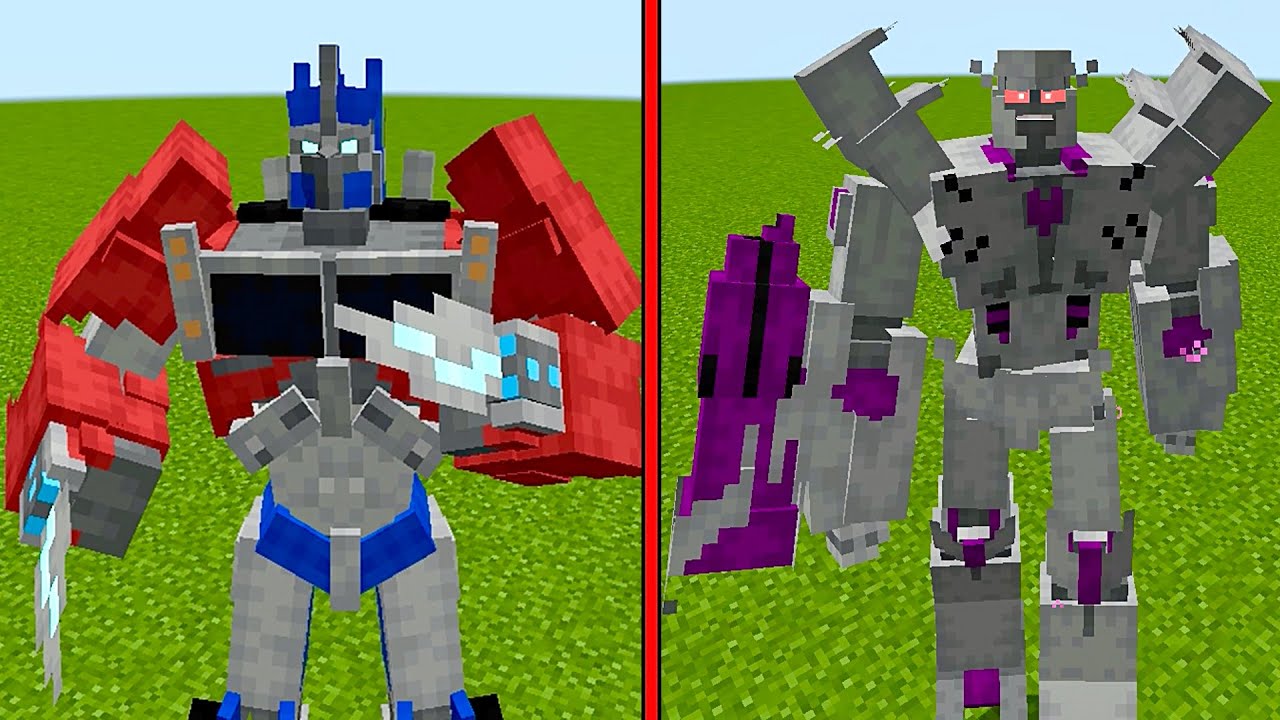 New Transformers mod in Minecraft