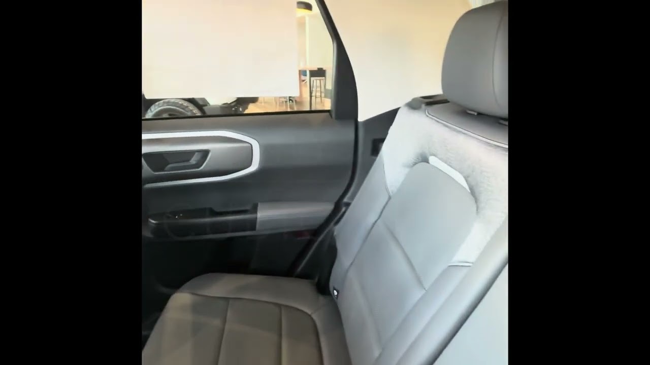 Ford Bronco Sport rear seat review with dimensions 