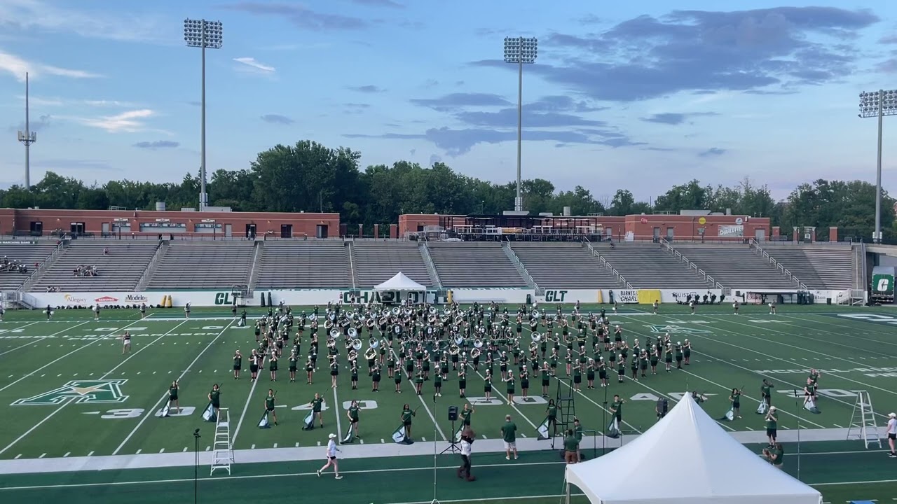 UNC Charlotte Marching Band - Preseason Pregame Performance 8/15/2025