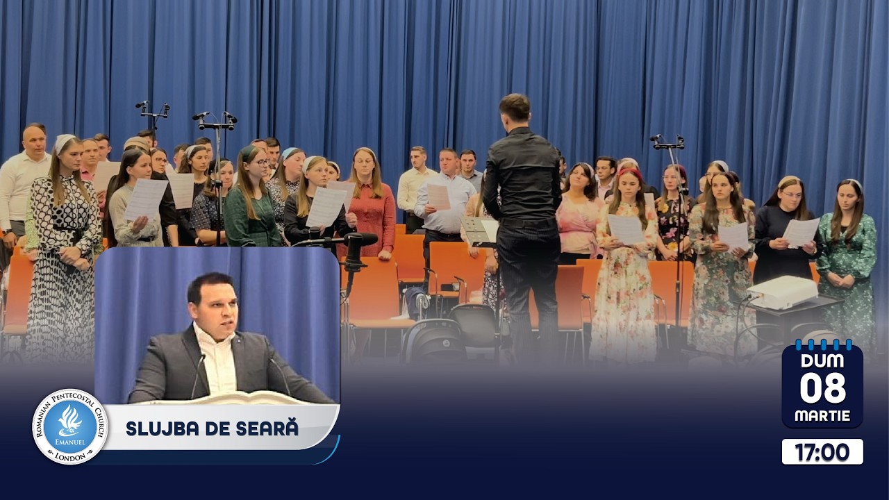SLUJBA DE SEARǍ 08-MAR-26 | BISERICA EMANUEL LONDRA