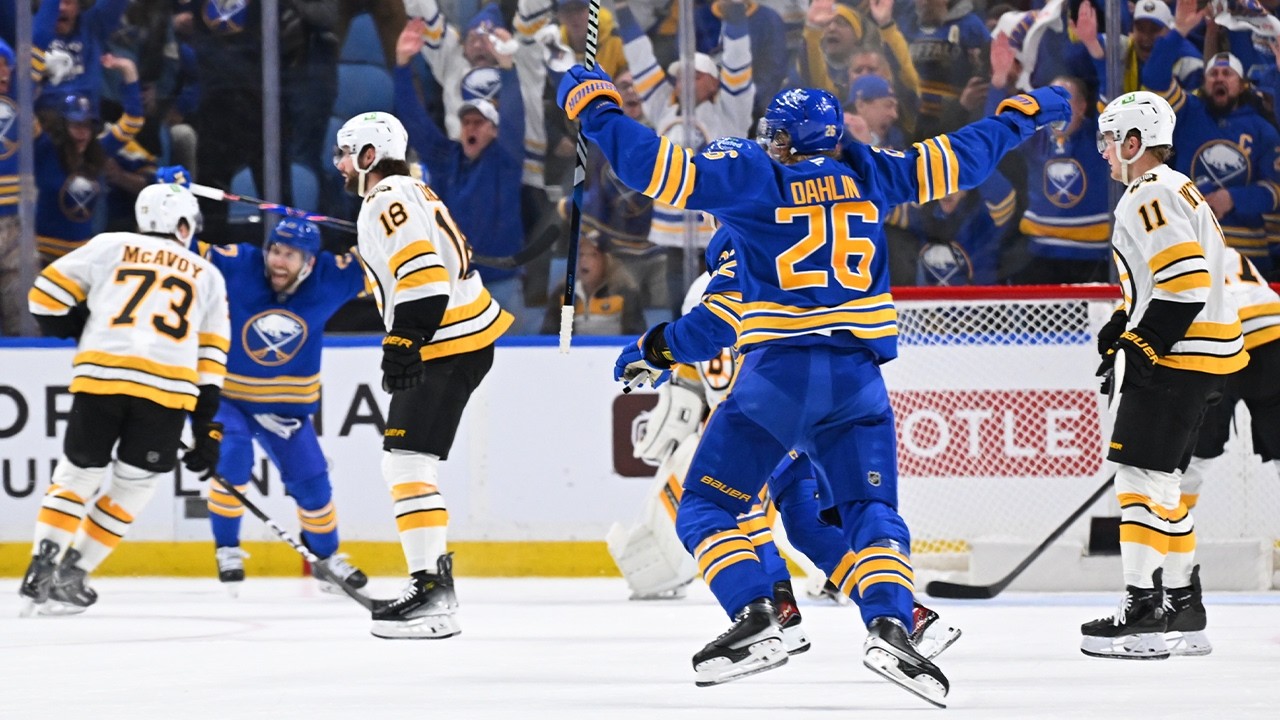 The drought is OVER! The Buffalo Sabres have their first playoff win in 15 YEARS!