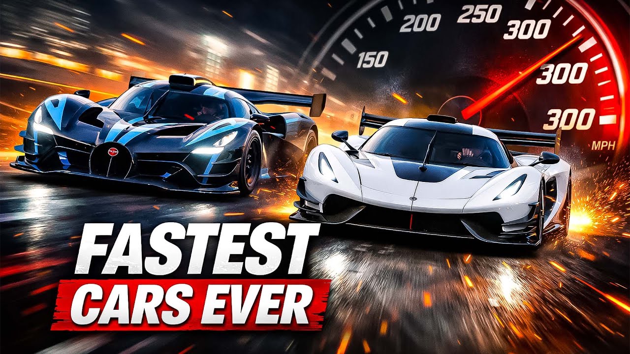 Top 10 FASTEST Cars on Earth Ever Built ⚡ INSANE Speed Ranking